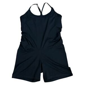 Old Navy Maternity Size XL Cloudcomfy Racerback Singlet Romper 6” Inseam Black